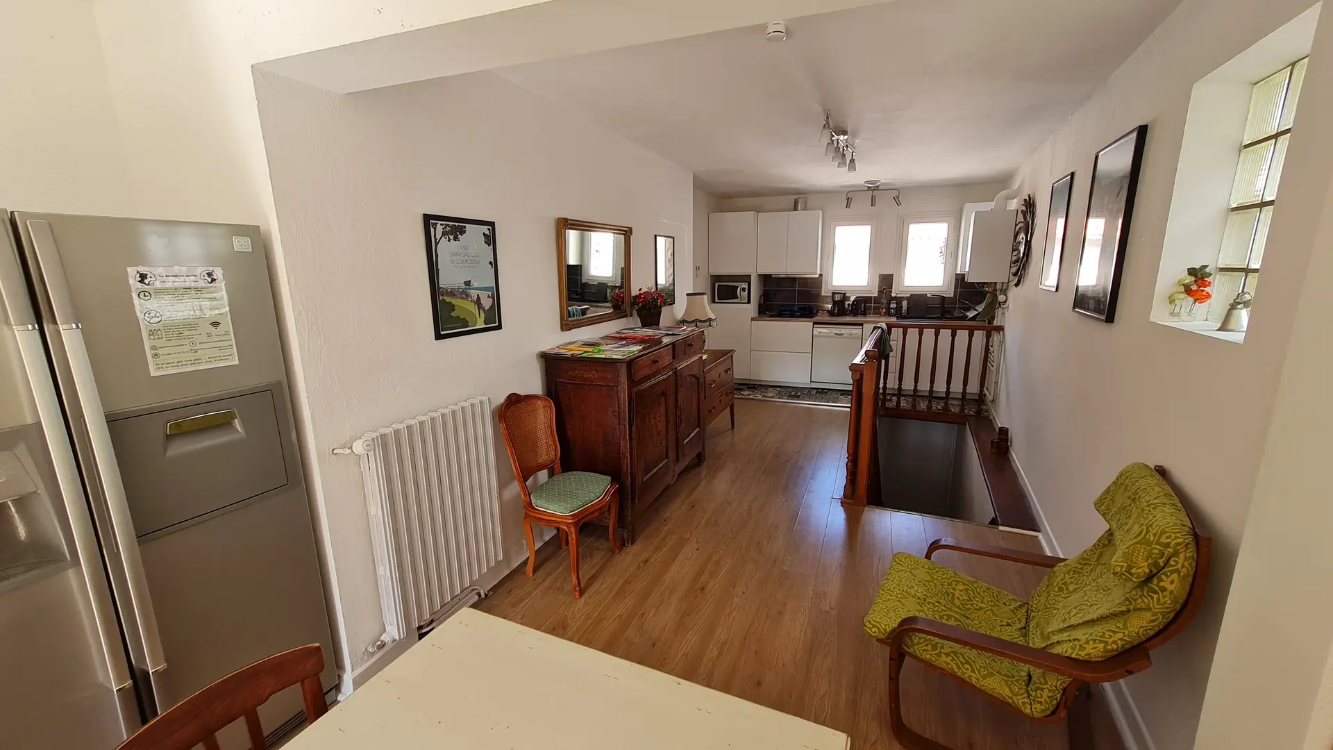 Pièce de vie et cuisine