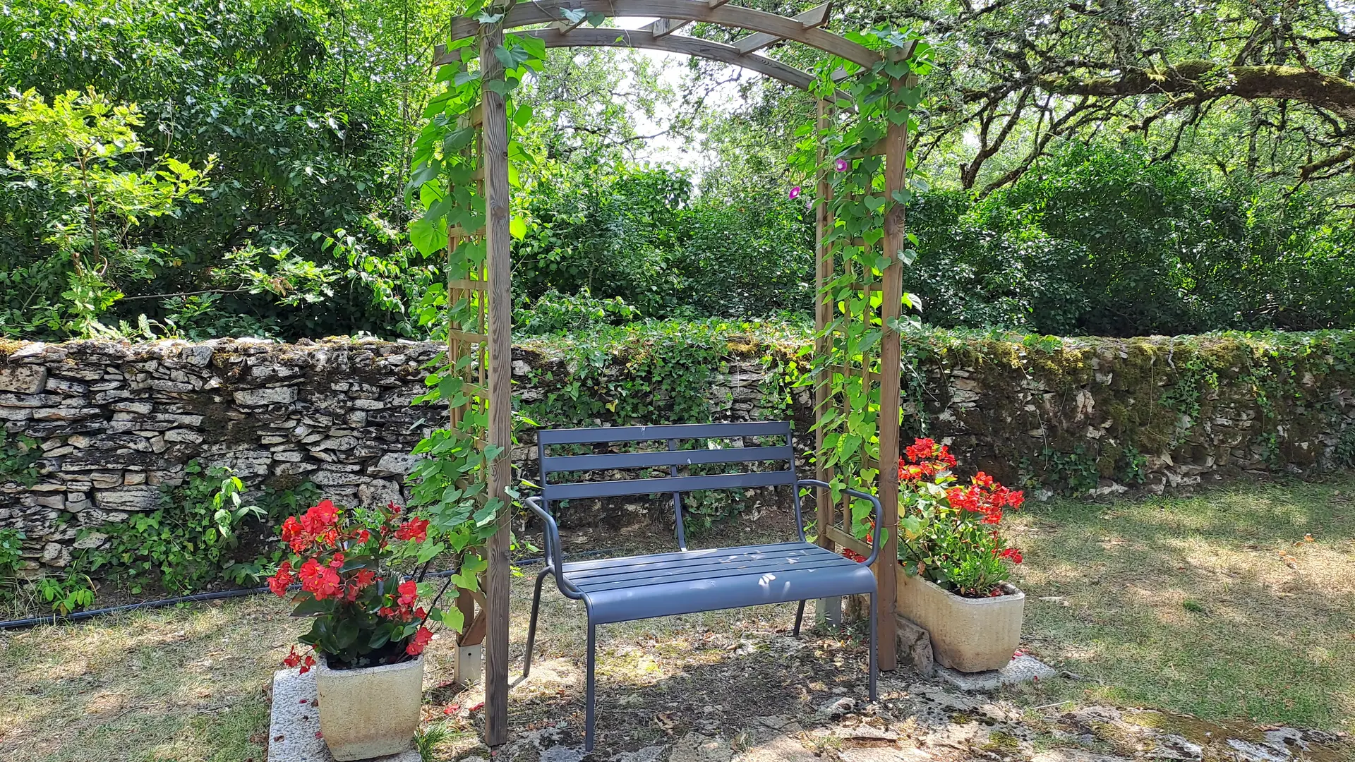 Petit coin paisible dans le jardin