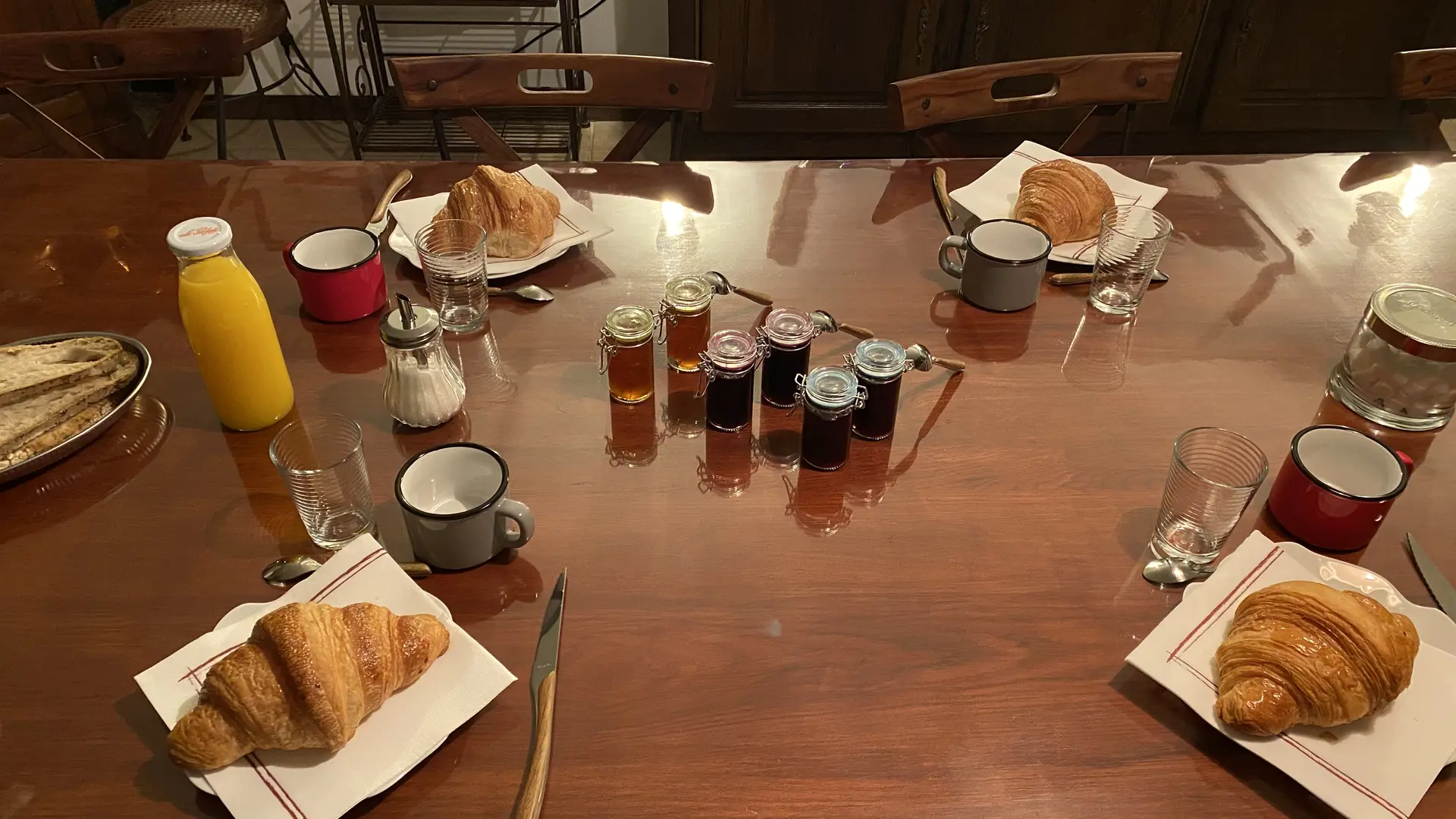 Petit déjeuner du Domaine du Gravier