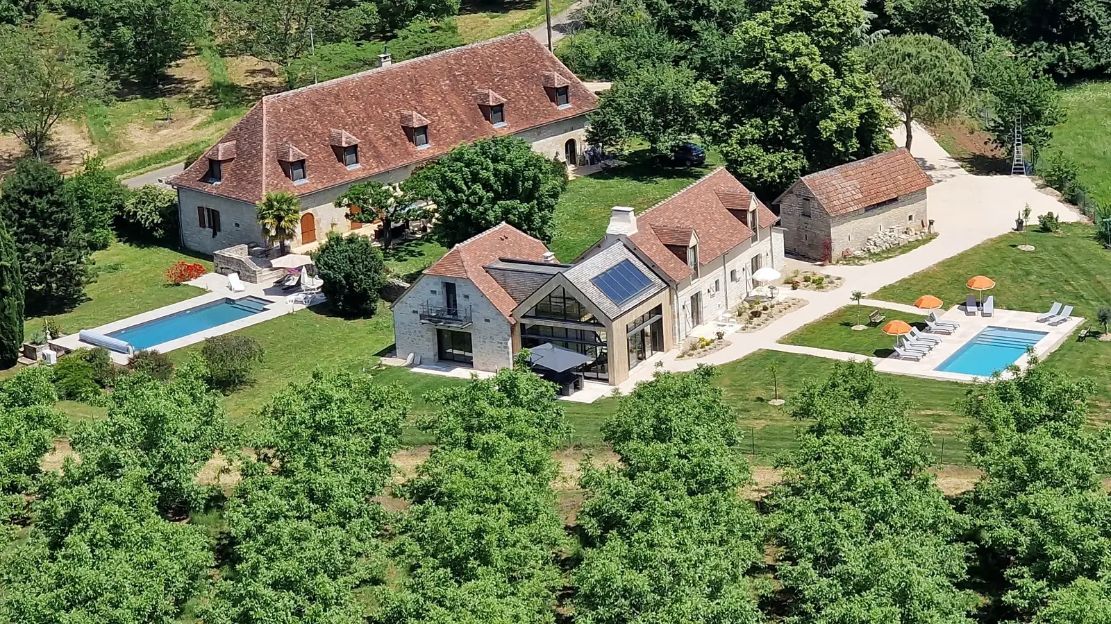 Vue aérienne de l'Allée des Noyers