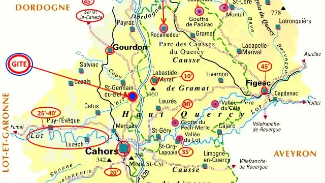 Carte du lot