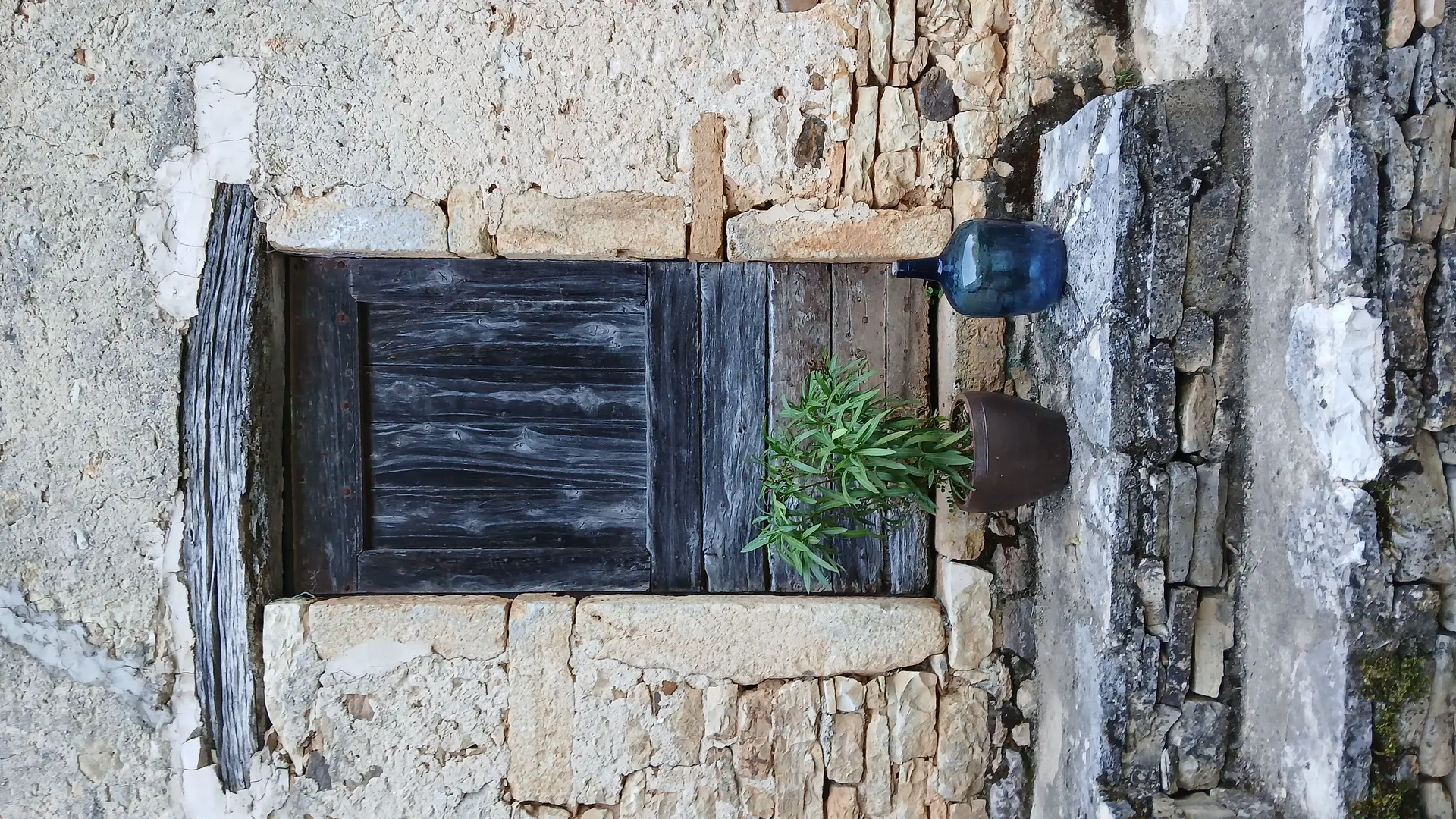 Porte de Grange sur terrasse