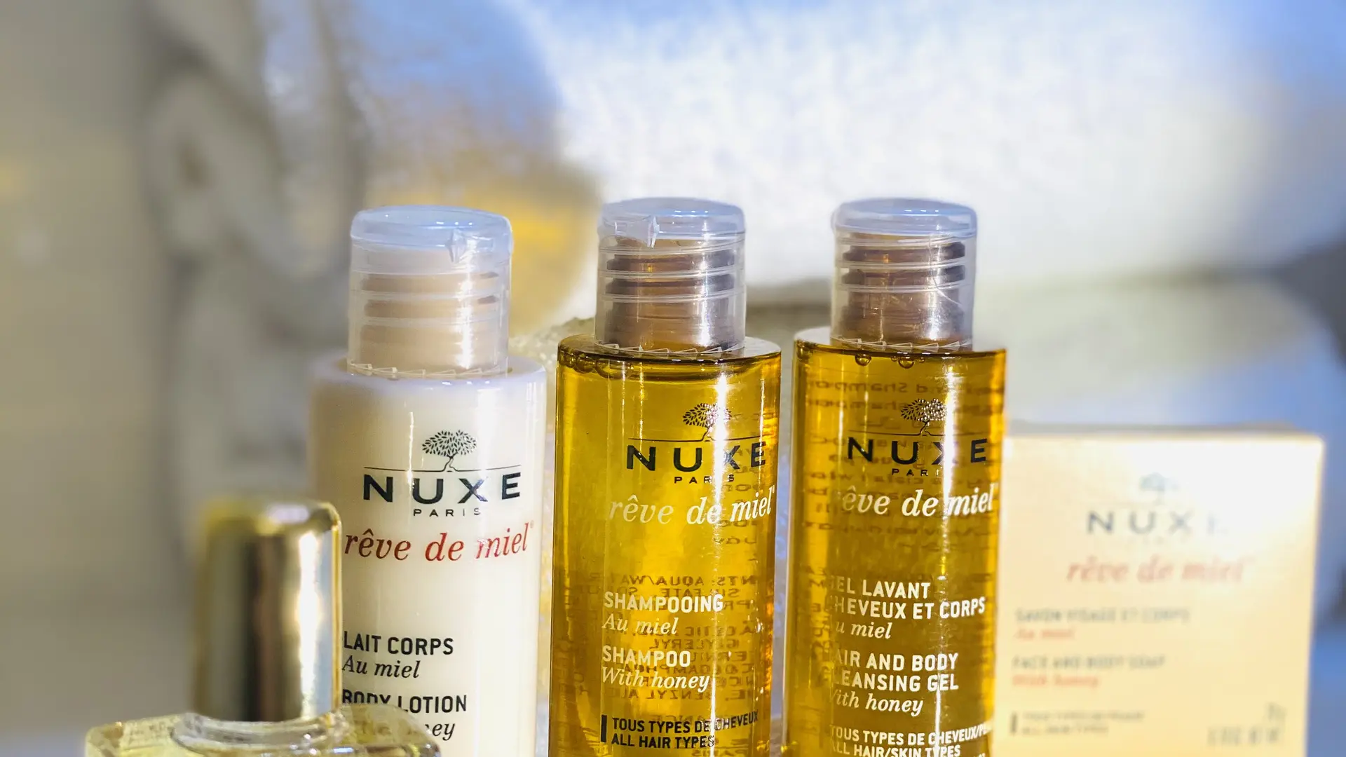 Produits d'accueil Nuxe - Hôtel Les Vieilles Tours Rocamadour ***