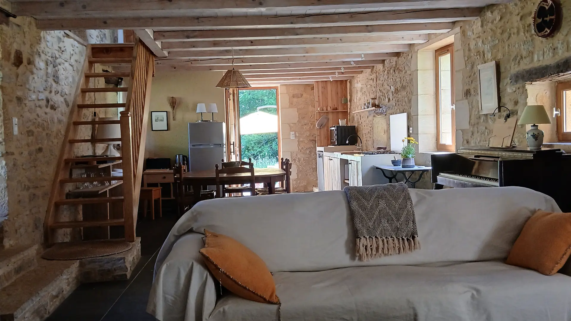 Rez-de-chaussée vu depuis le salon
