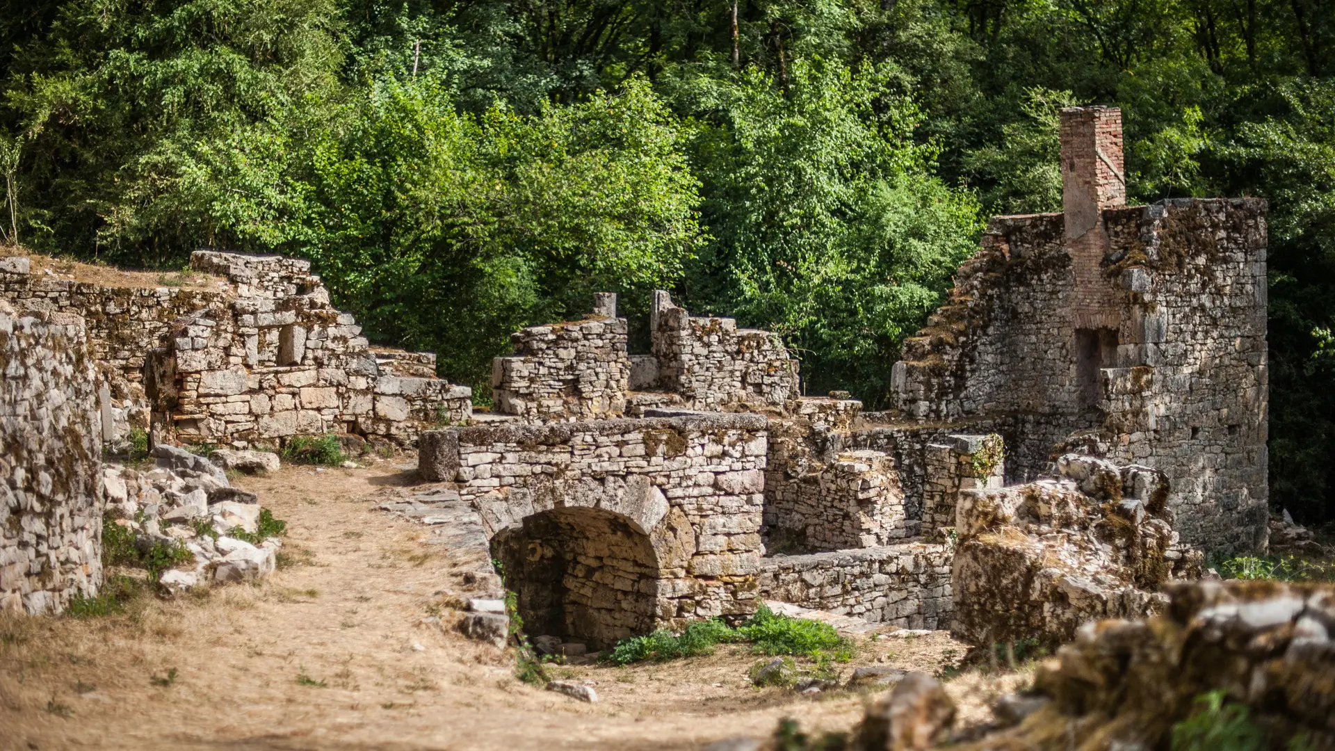 Rocamadour - Ruines du Moulin de Tournefeuille © Lot Tourisme - C. ORY