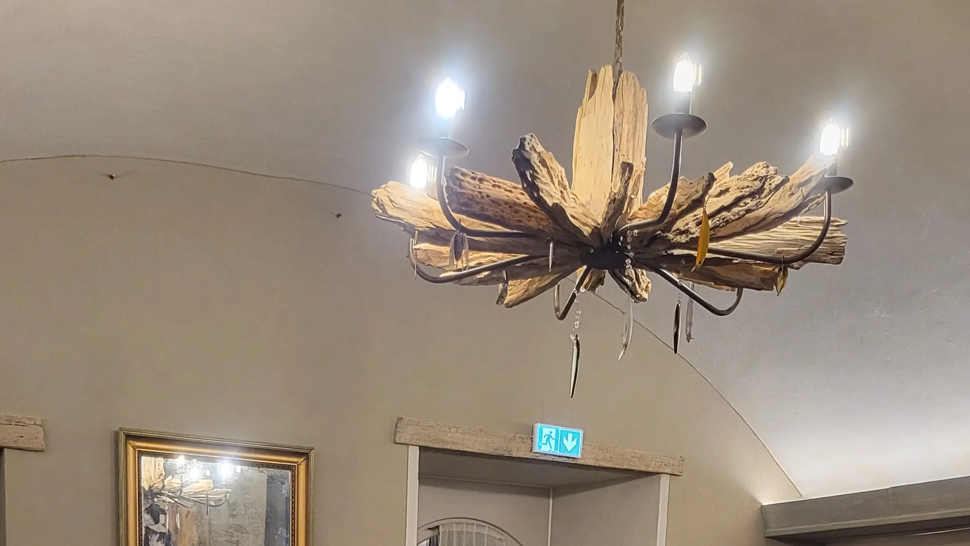 Salle voûtée restaurant La Truite dorée