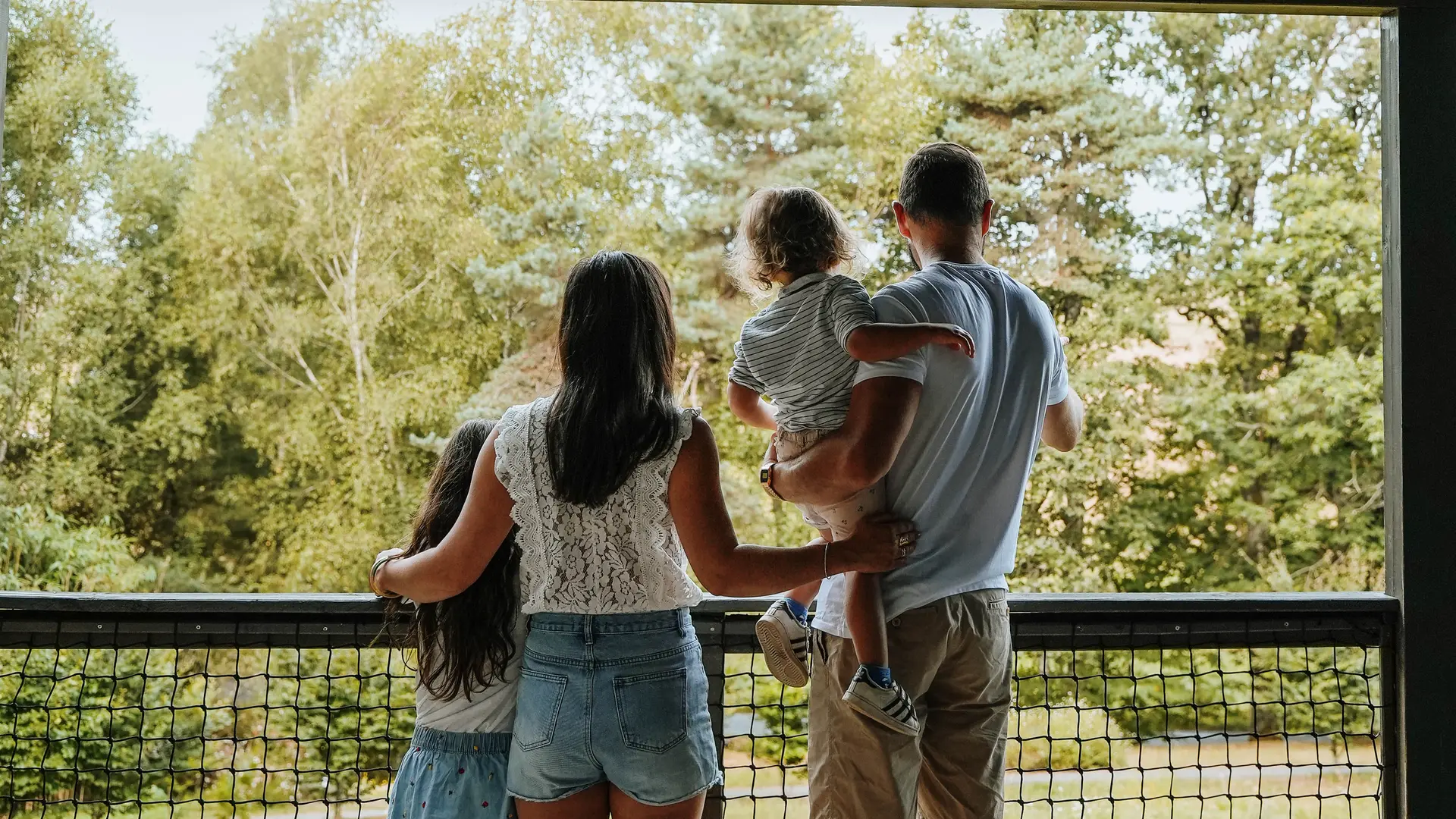 Famille terrasse