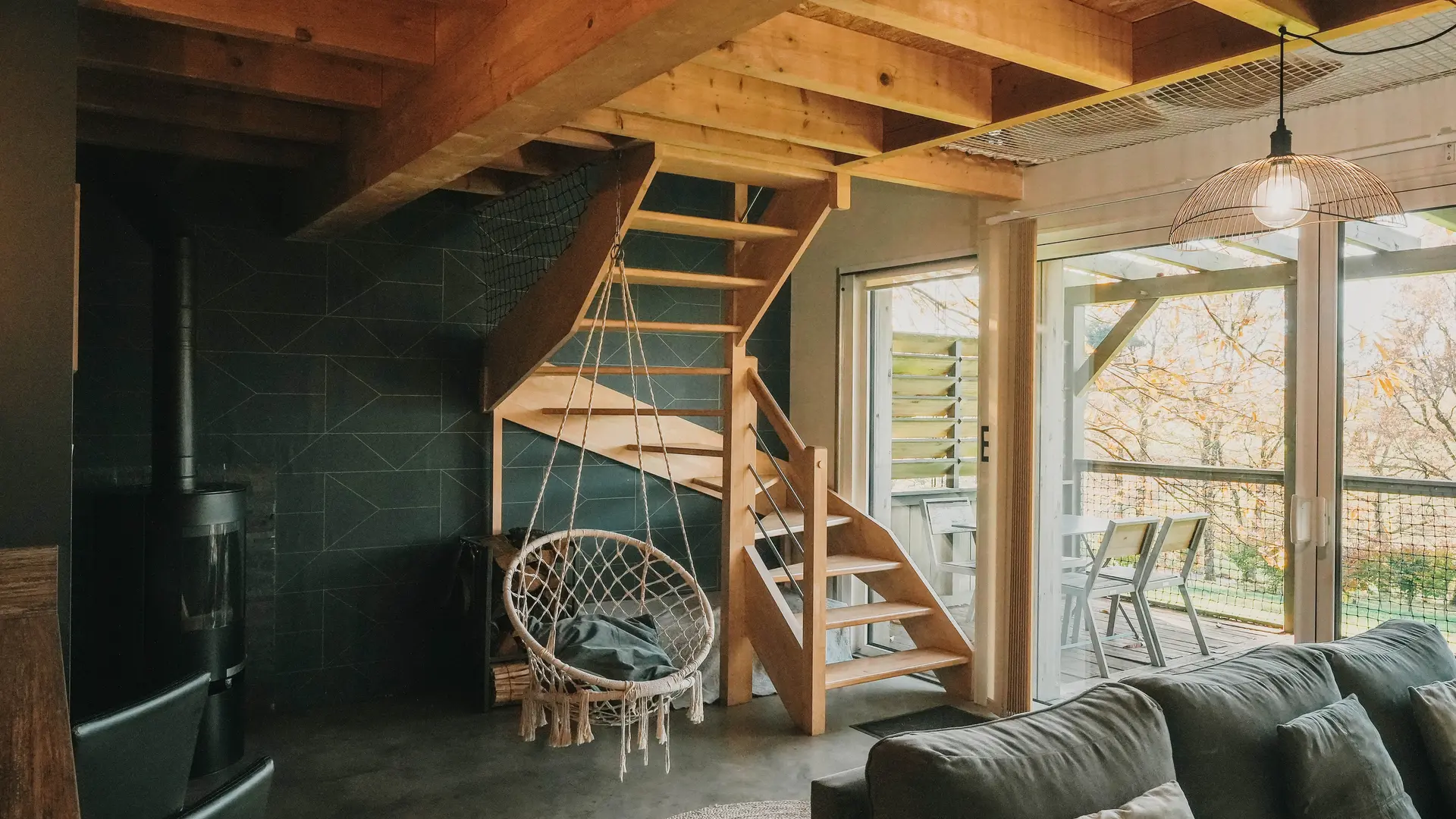 Escalier vers chambre - Henry