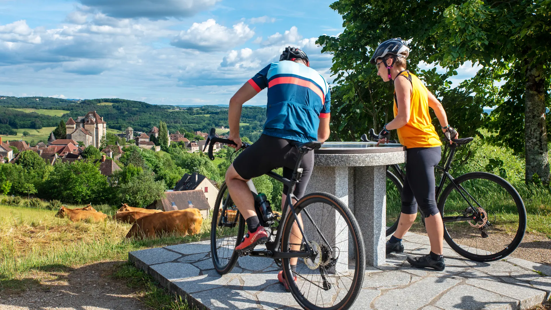 Sortie velo à Curemonte