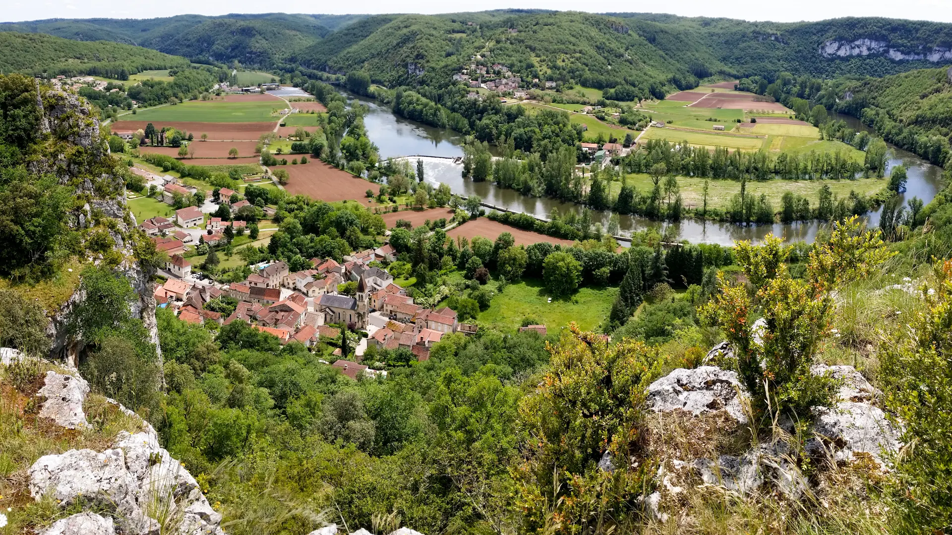St-Géry - vue Panoramique sur le Lot _14 © Lot Tourisme - C. Sanchez