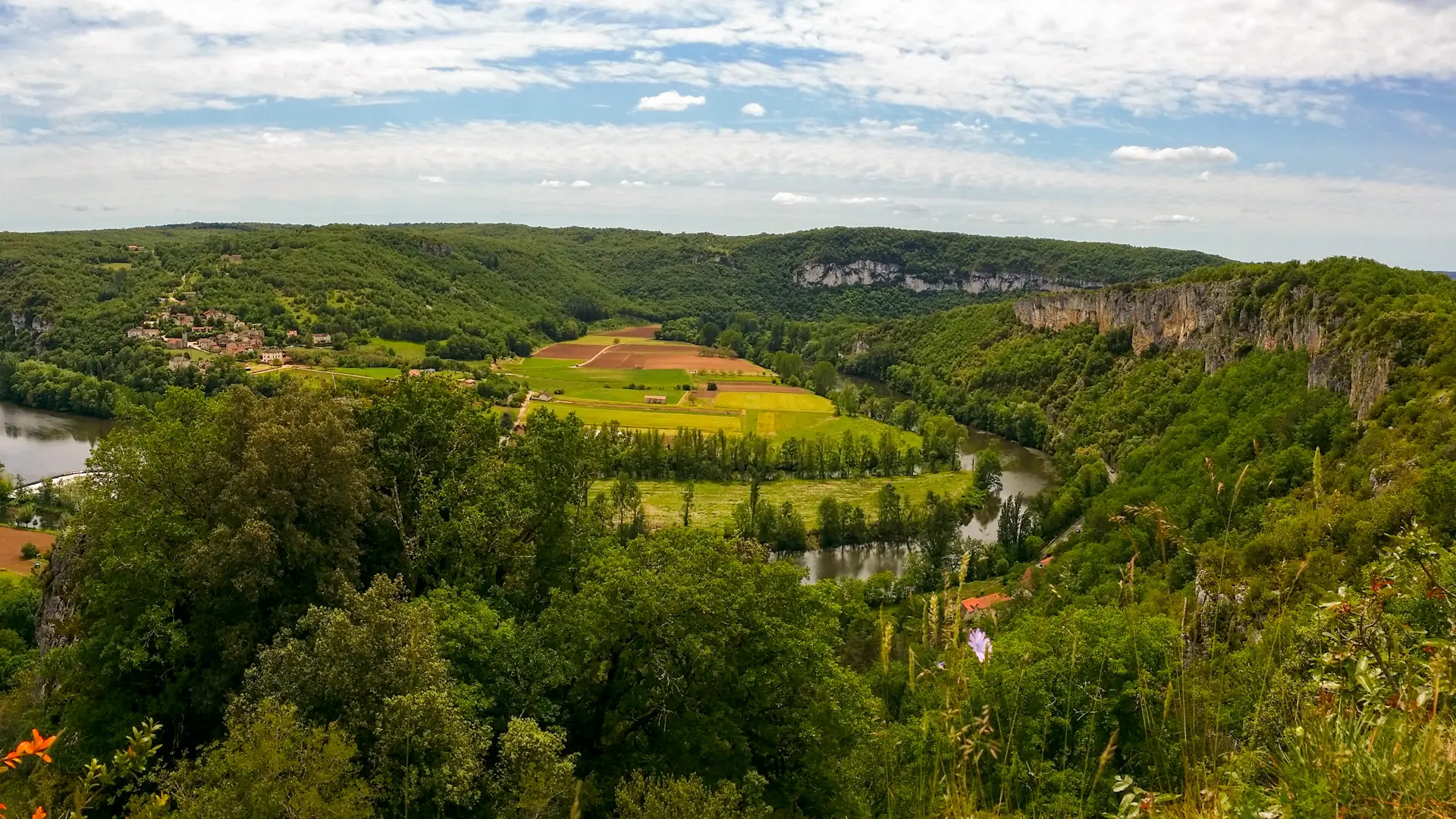 St-Géry - vue Panoramique sur le Lot _13 © Lot Tourisme - C. Sanchez