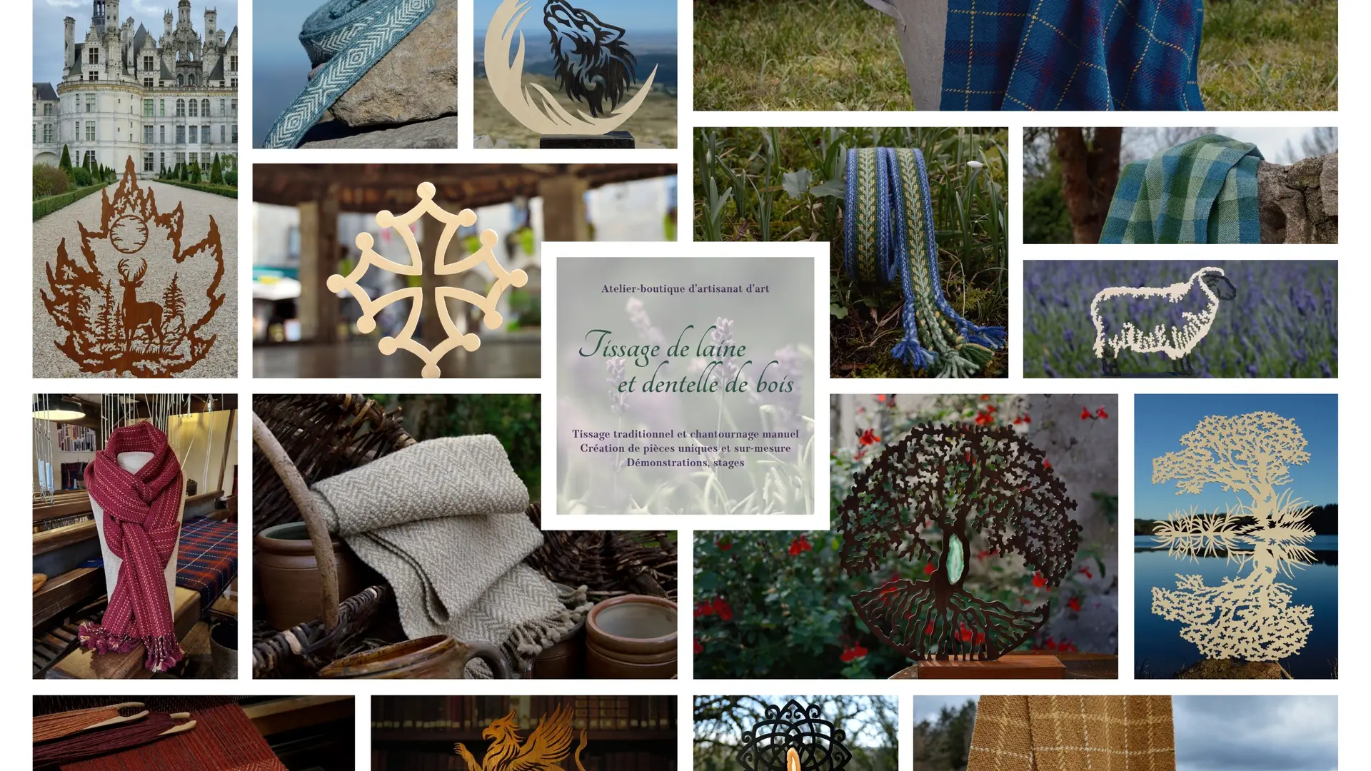 Artisanat d'art, entre laine et bois