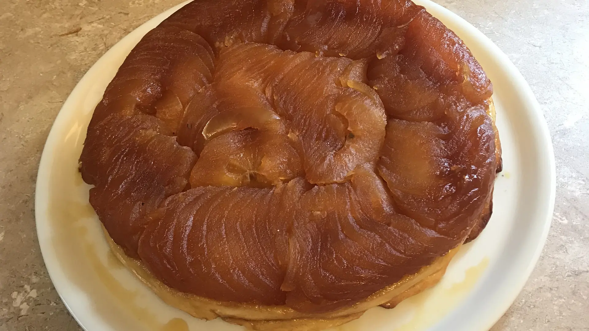 Tarte tatin maison