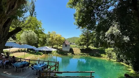 Terrasse gouffre été