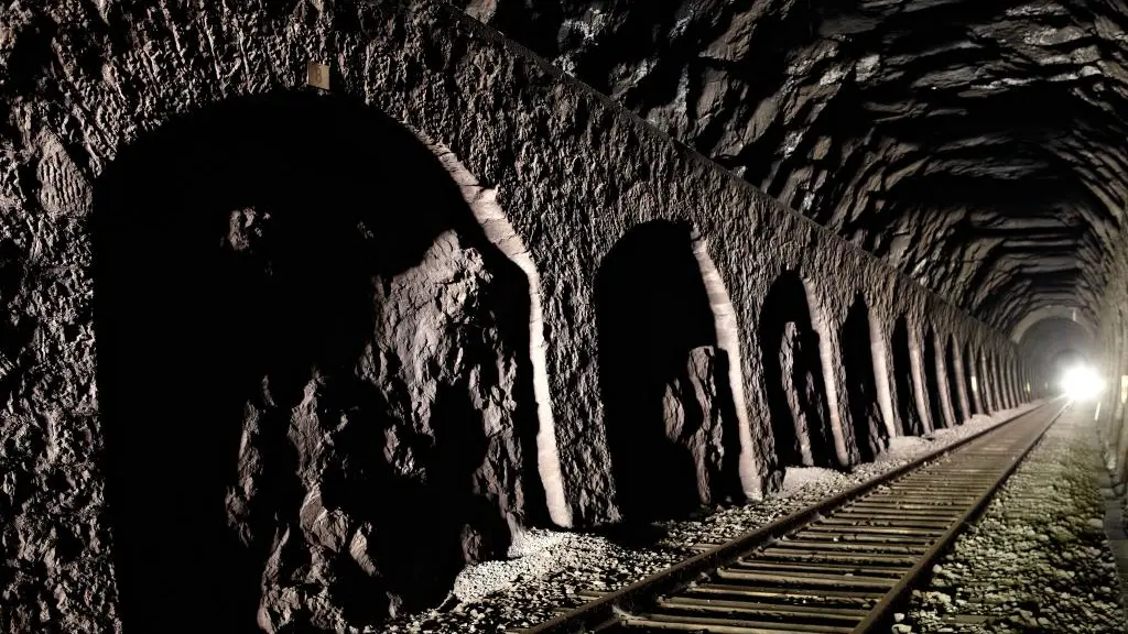 Tunnel Parcours 3 avant aménagements