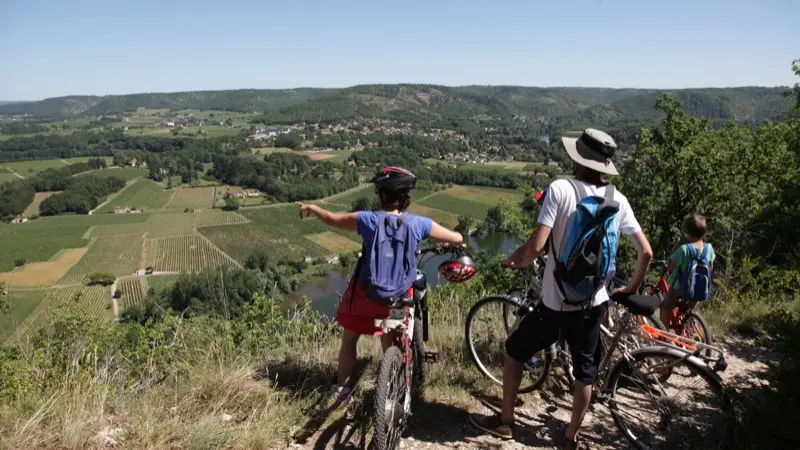 VTT en famille - Vallée du Lot