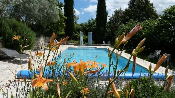 Maison Bonneval - Vue piscine