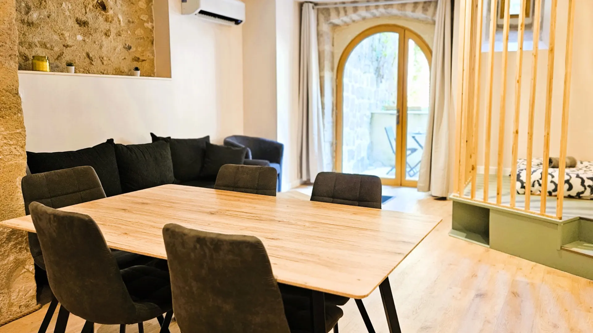 Vue depuis la cuisine