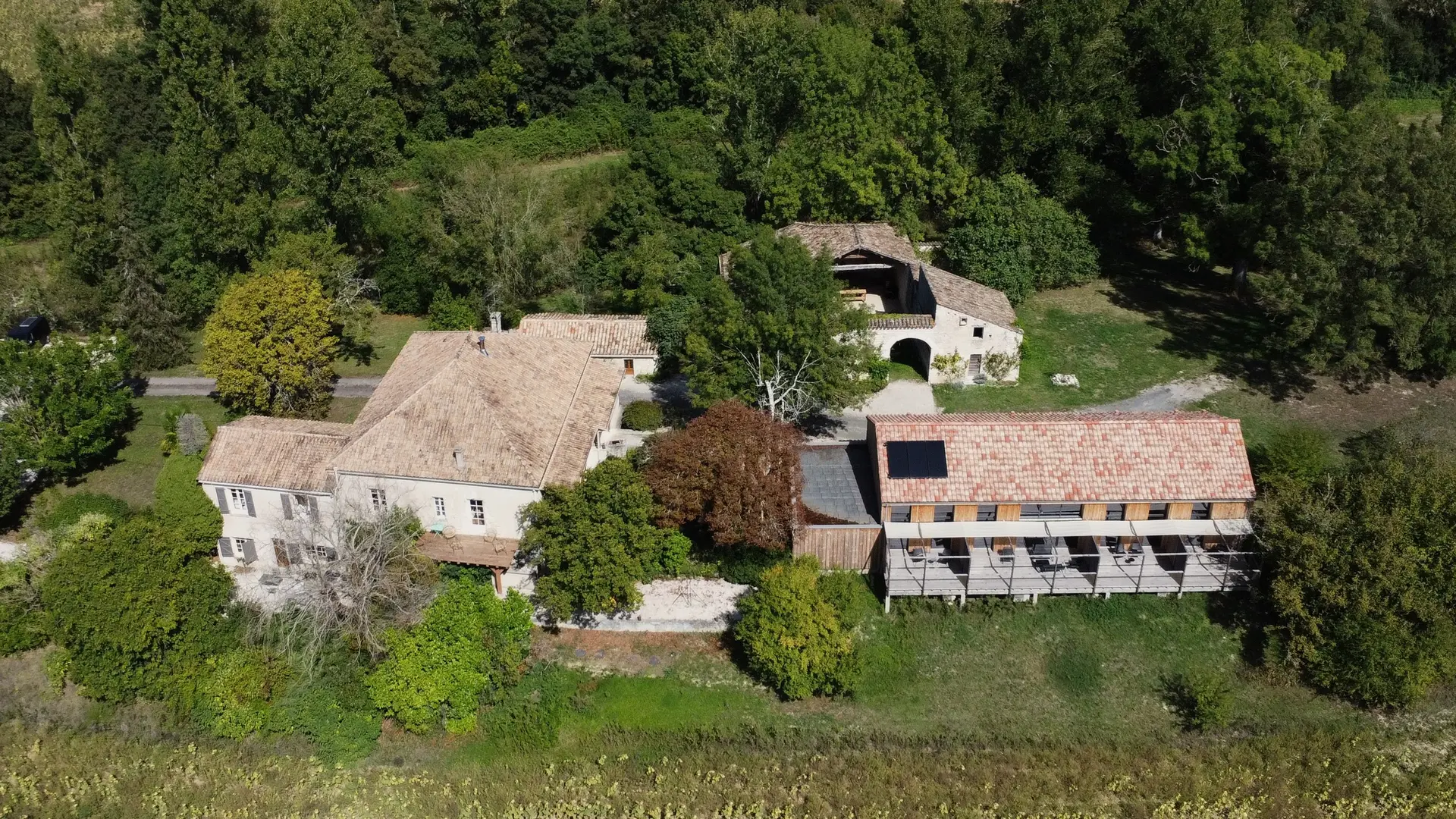 Vue drone Mas Labrugade