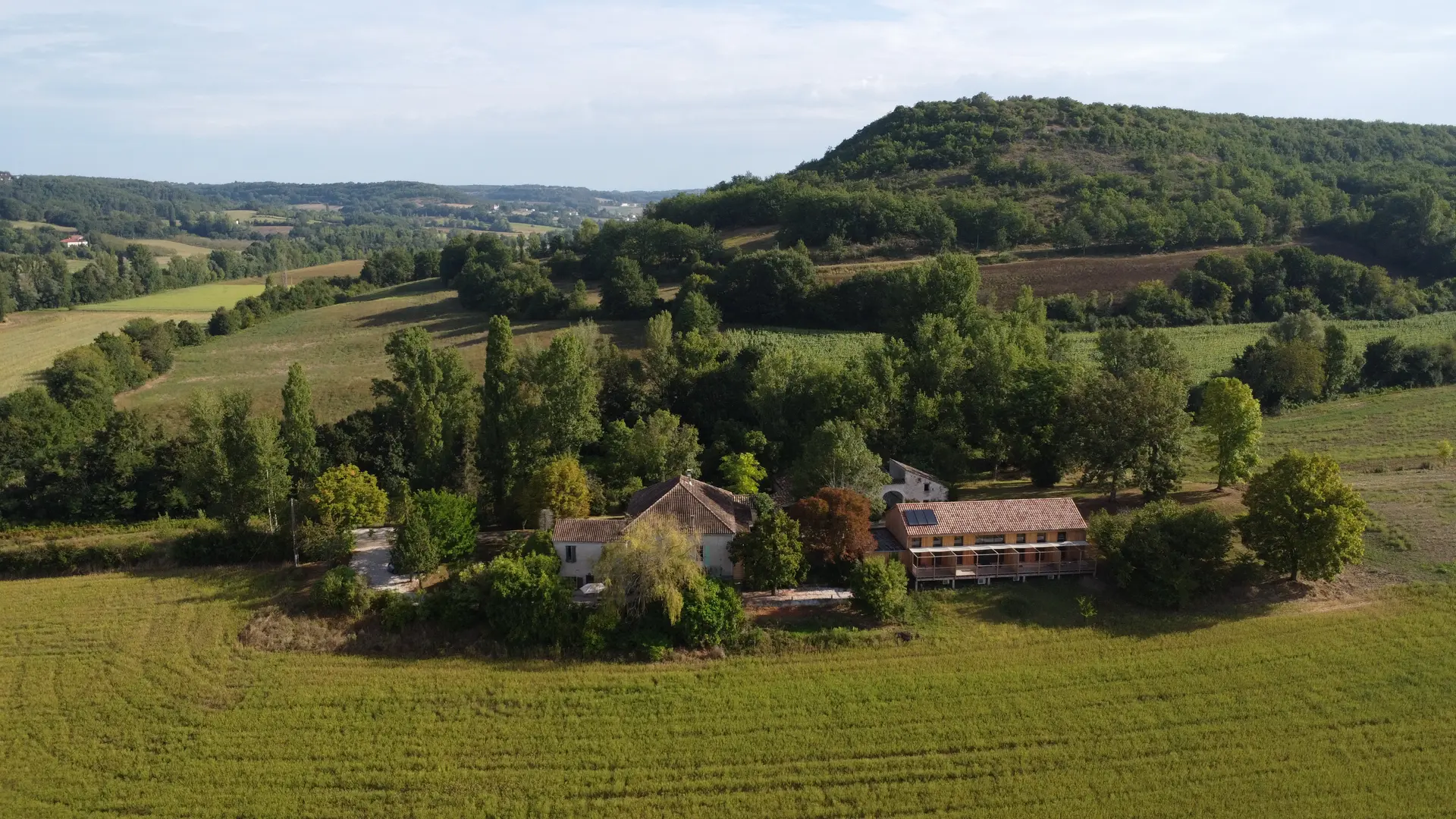 Vue drone Mas Labrugade