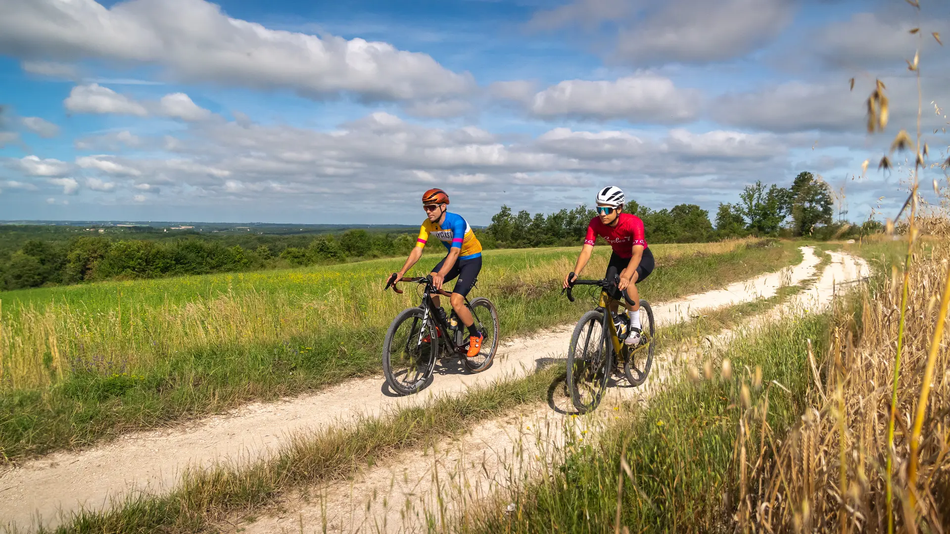 Vélo gravel à Lalbenque
