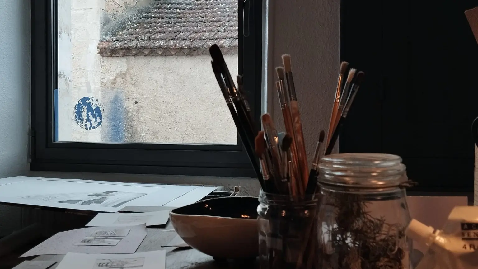 stage de gravure sur carton