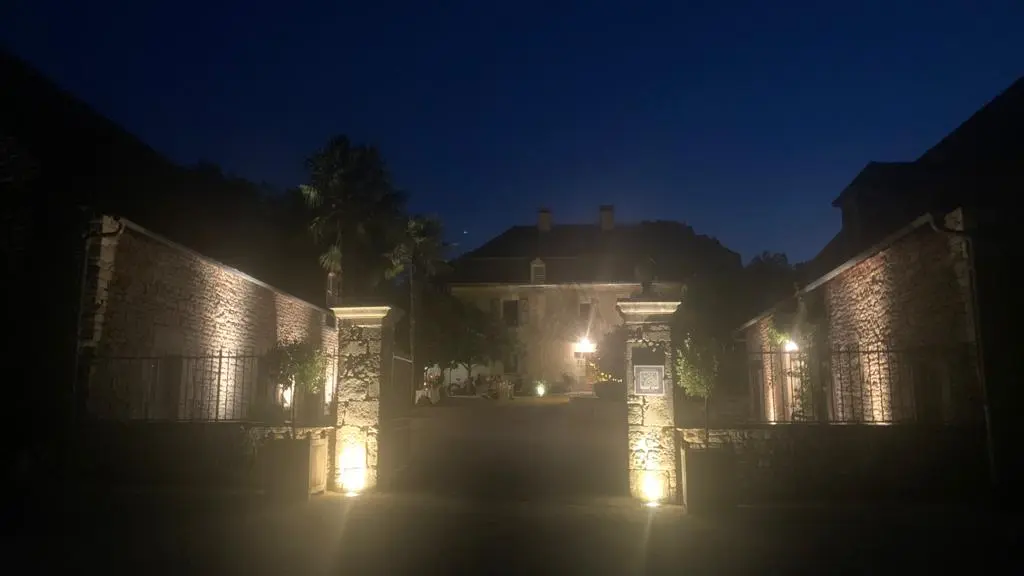 Le Manoir de Malagorse by night