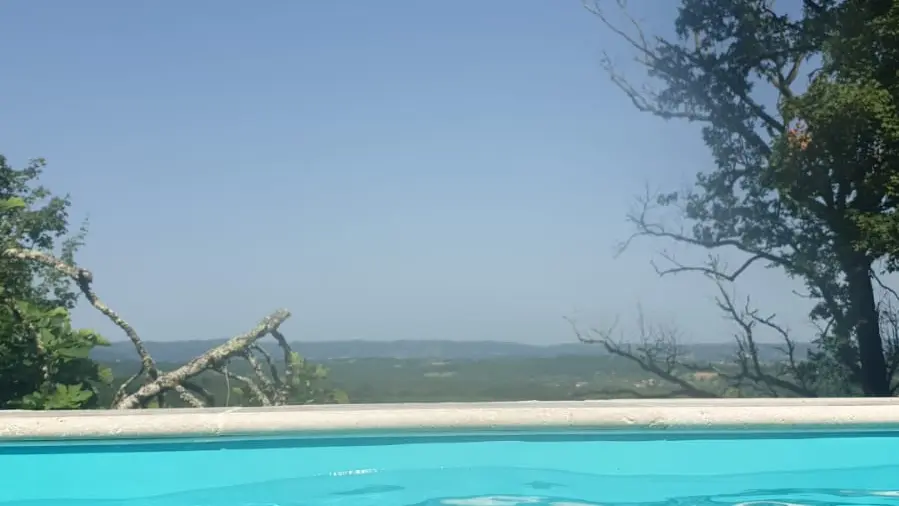 vue de la piscine