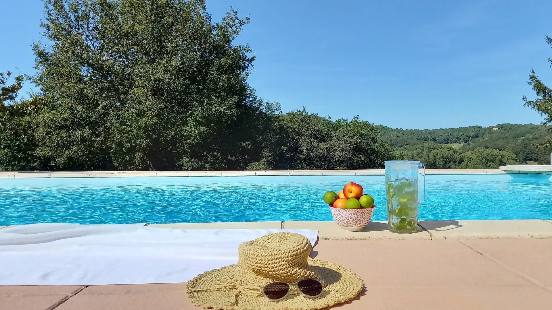 La piscine partagée avec les autres clients (max. 4)