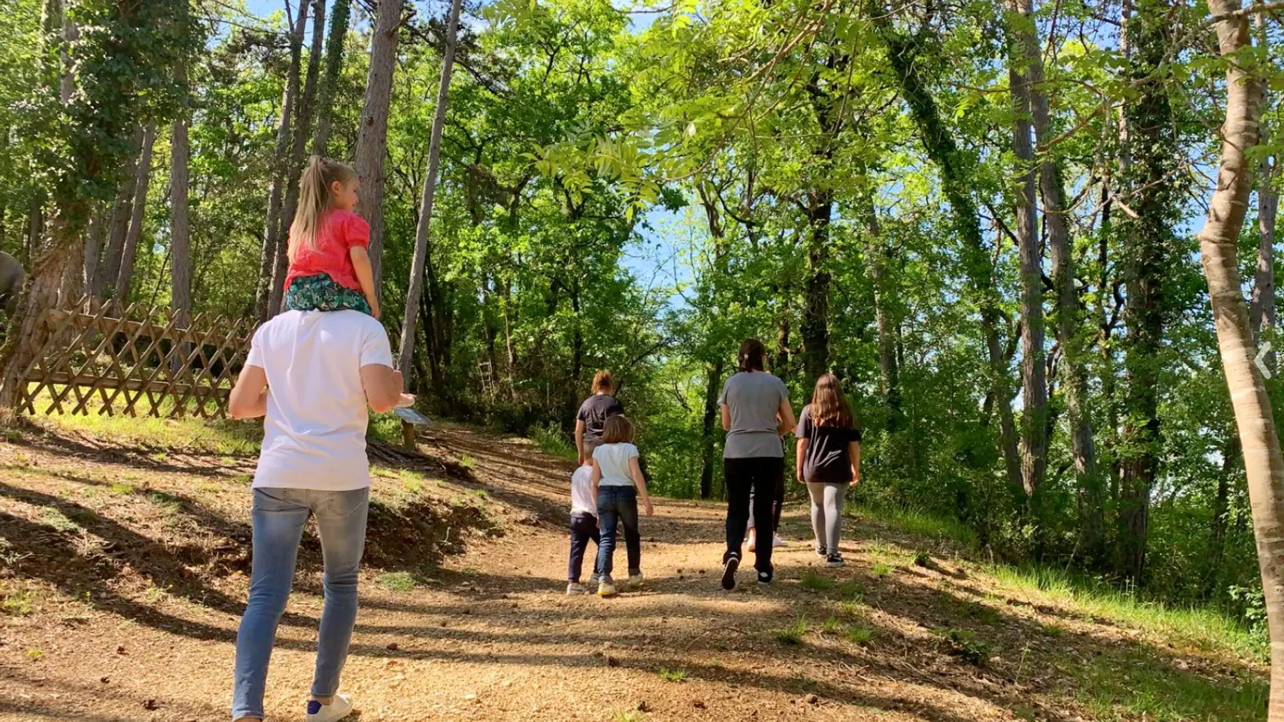 balade au parc aux dinosaures