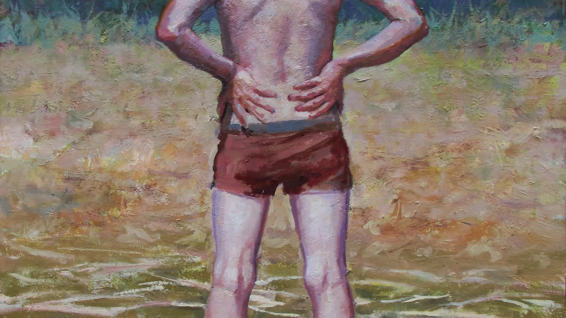 boy in water