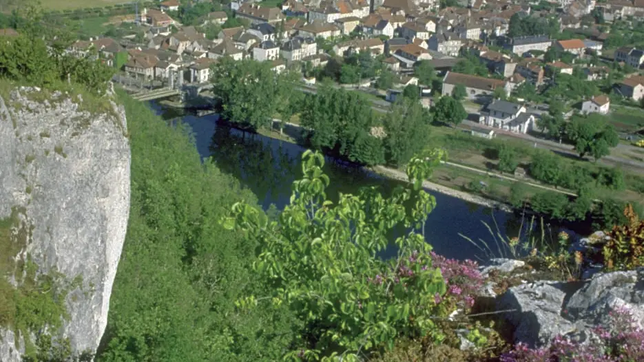 Cajarc - Vue du Village