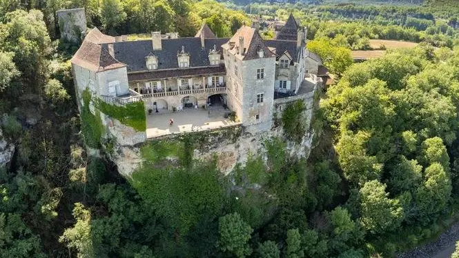 chateau Cenevière_vue aerienne