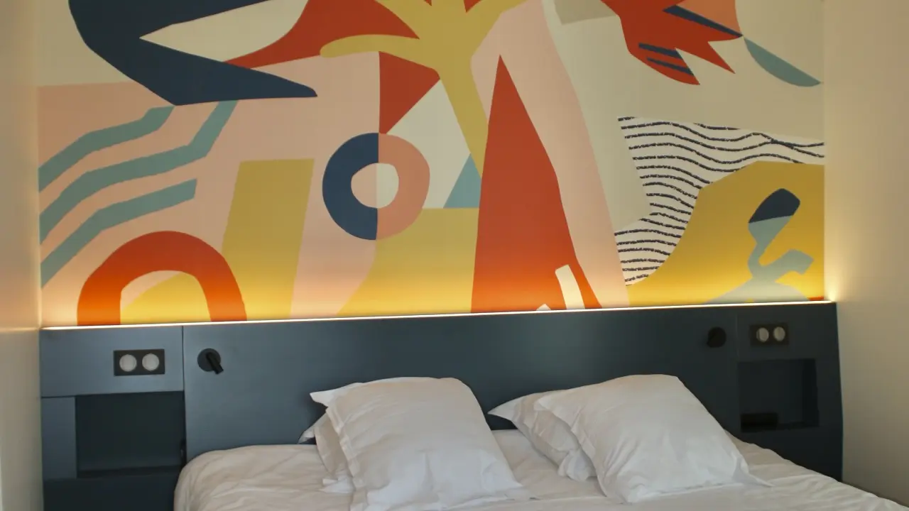 chambre Appart'hotel la fontaine 3