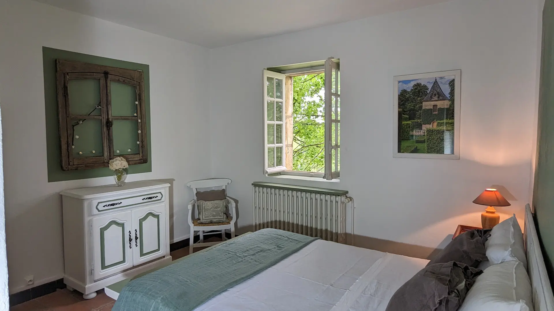 cottage chambre vert bohême