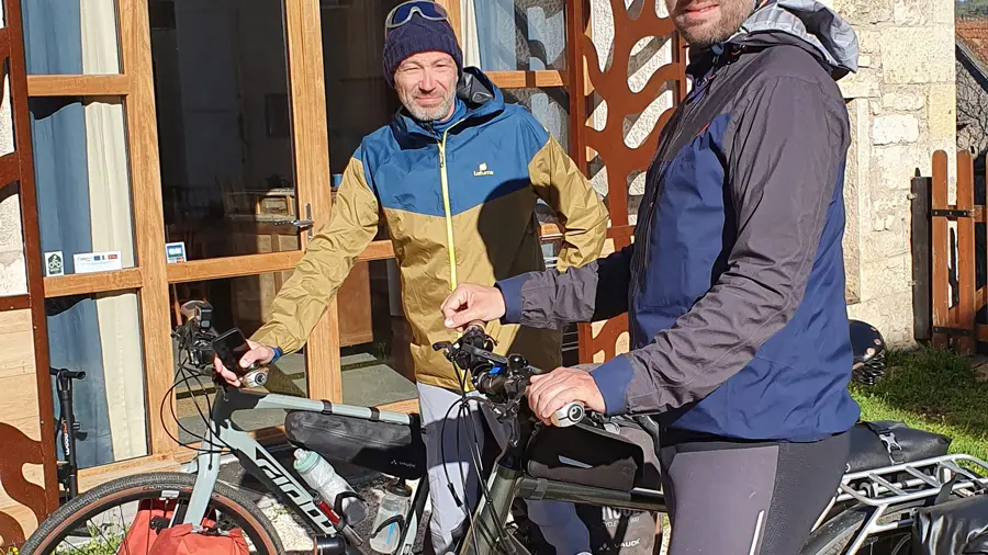 Accueil vélos à L'Oseraie du Quercy