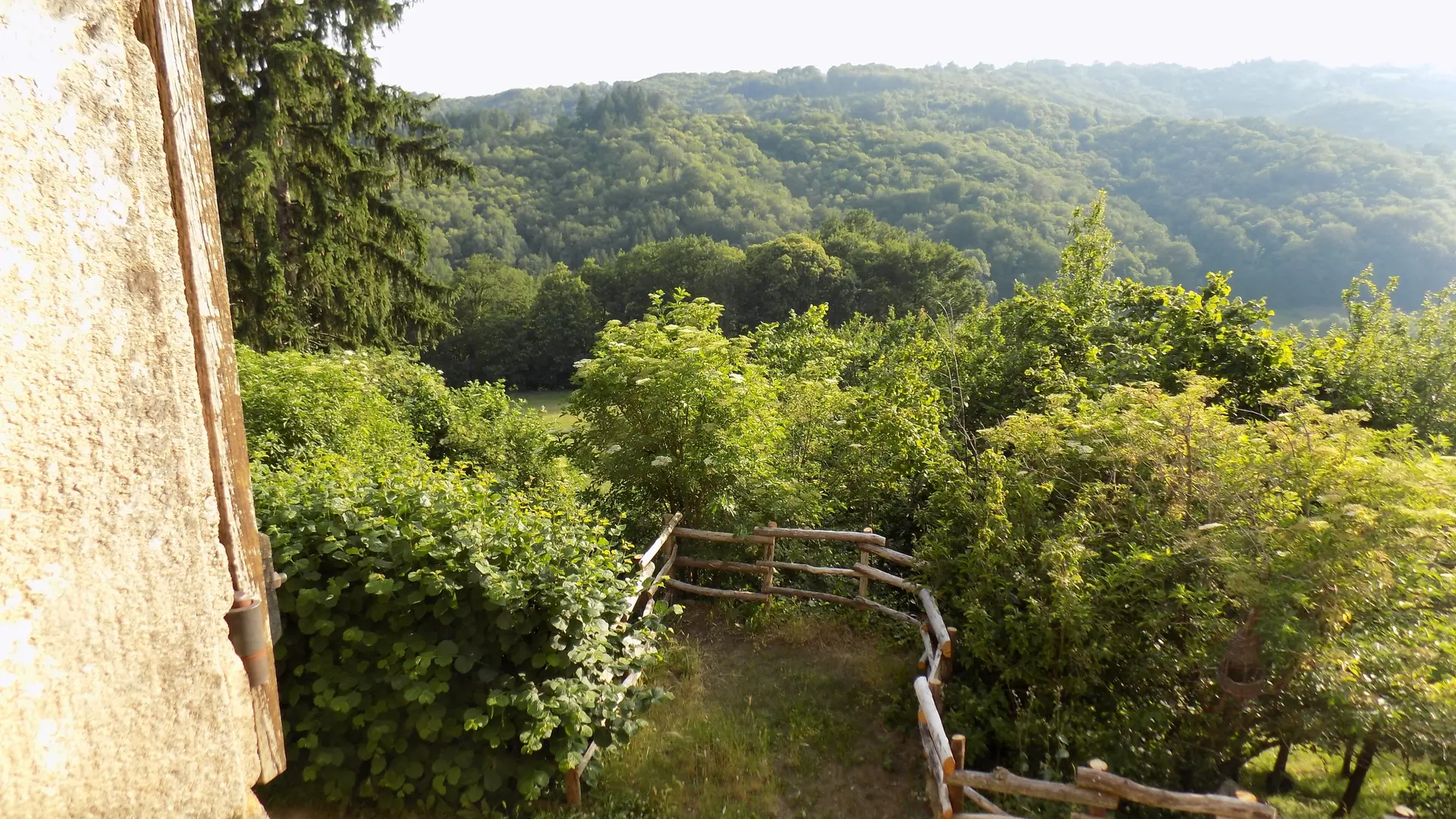 Vue depuis cuisine