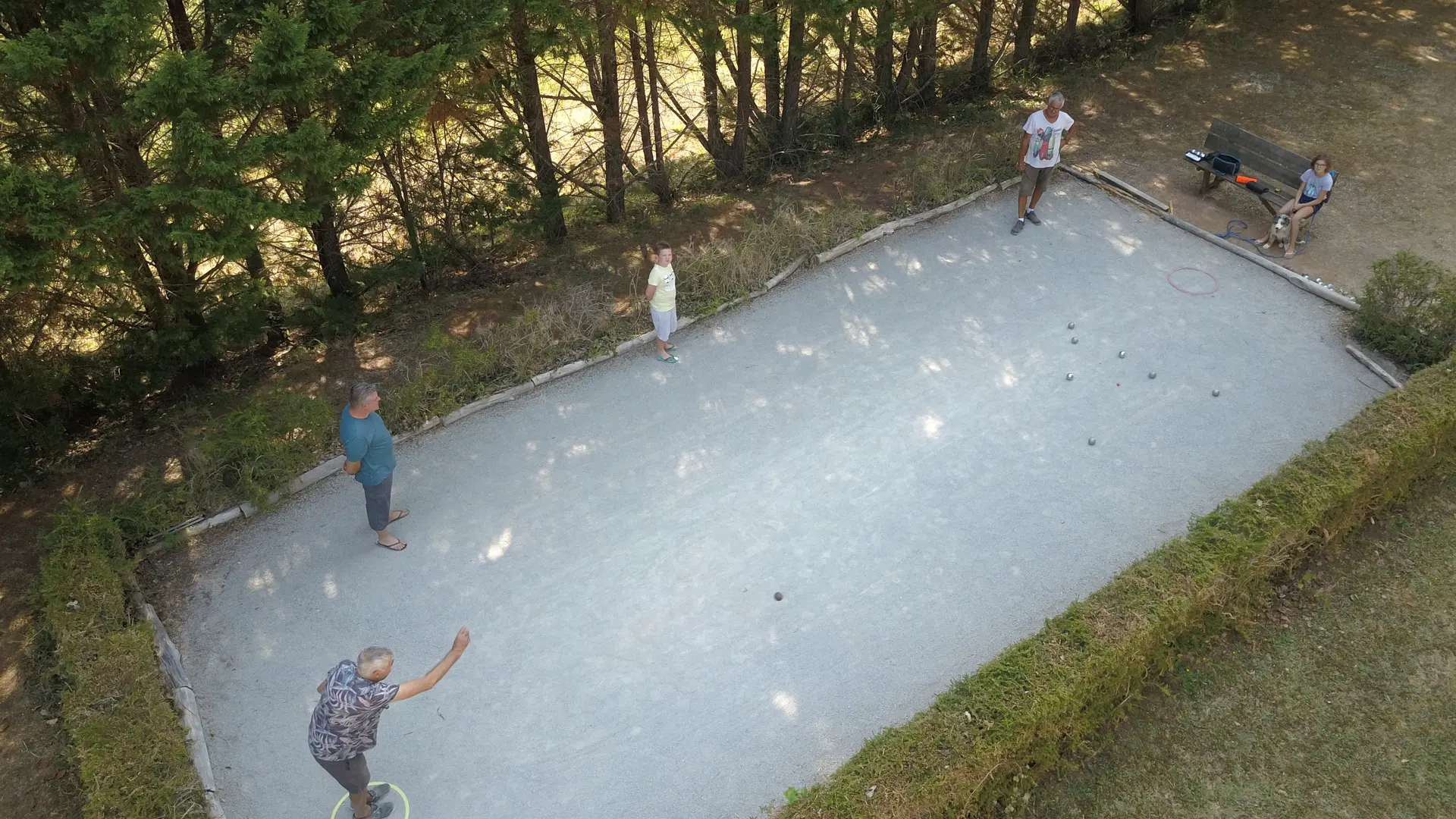 terrain de pétanque