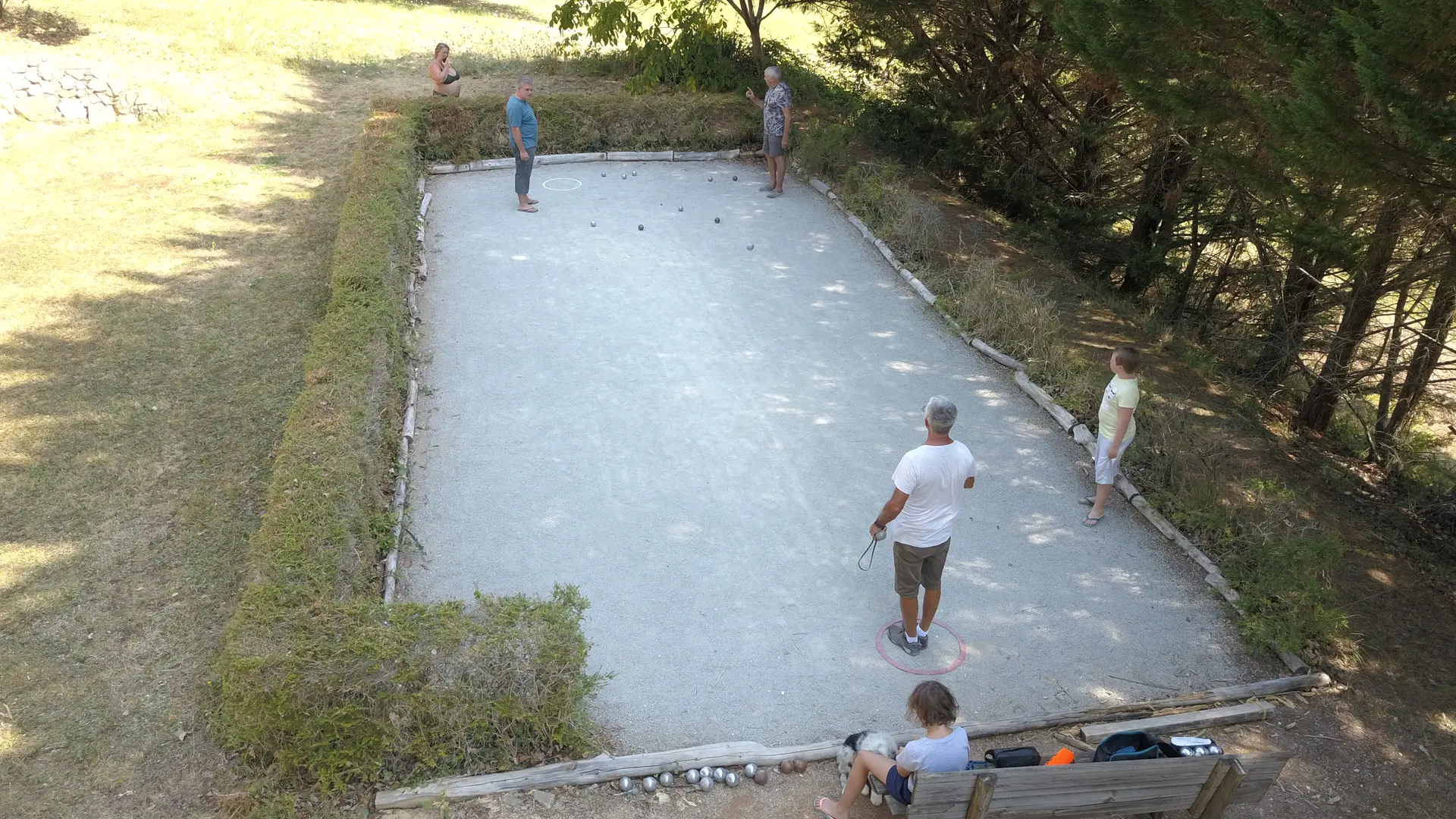 terrain de pétanque