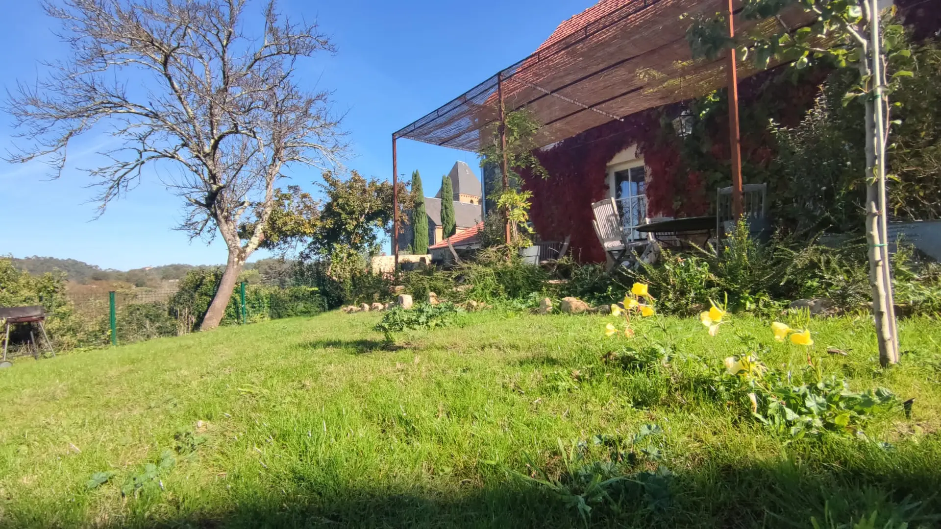 jardin devant terrasses