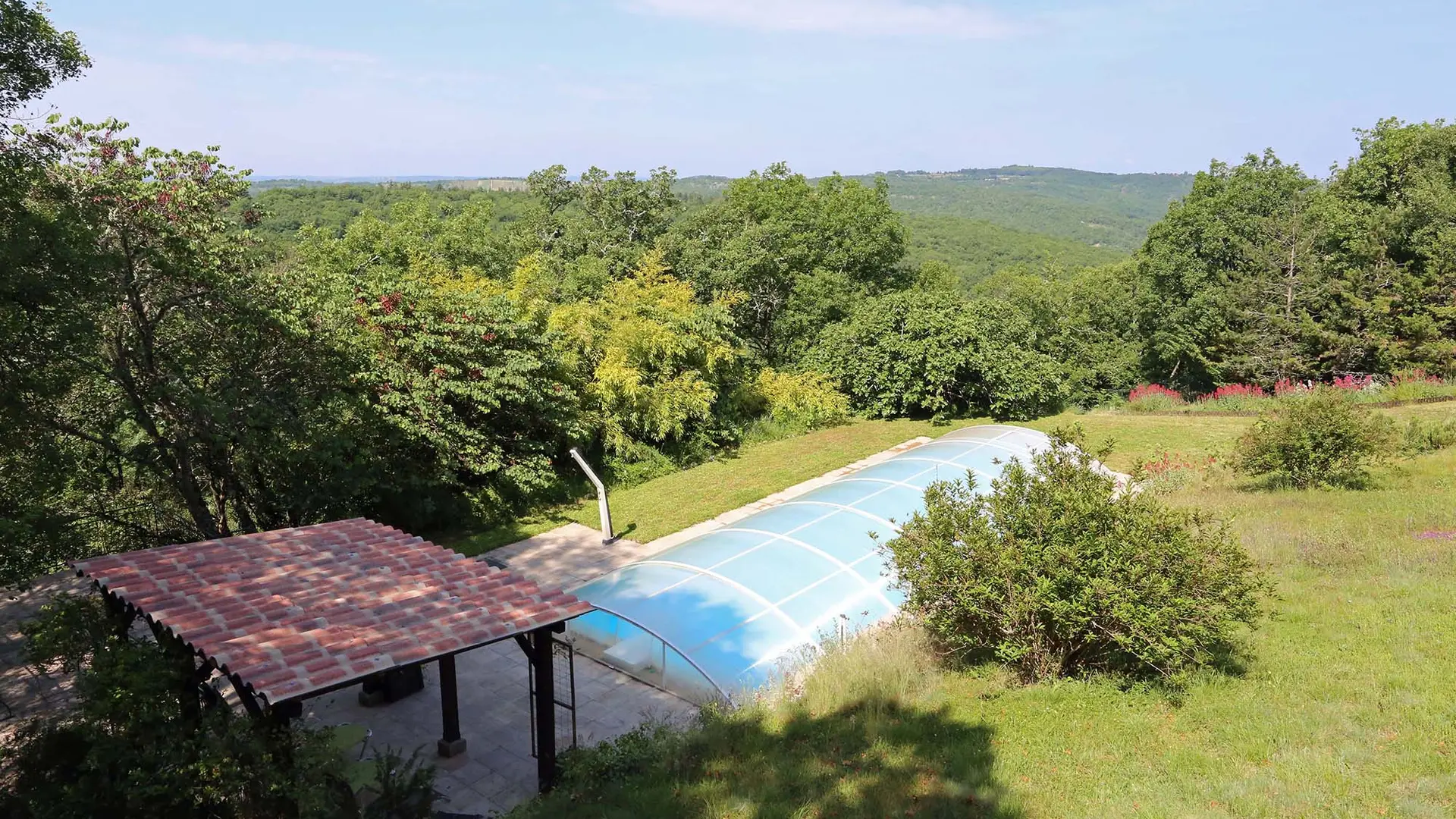 Jardin avec vue