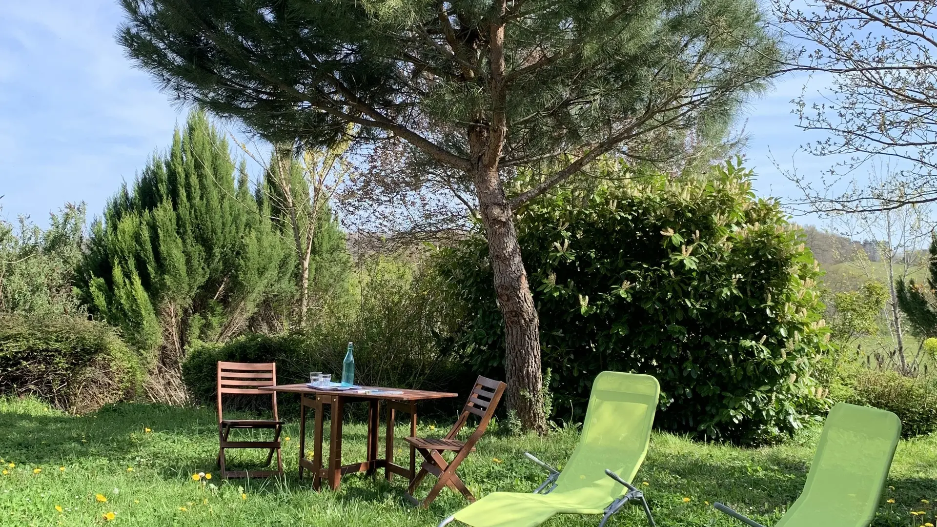 coin détente : le jardin