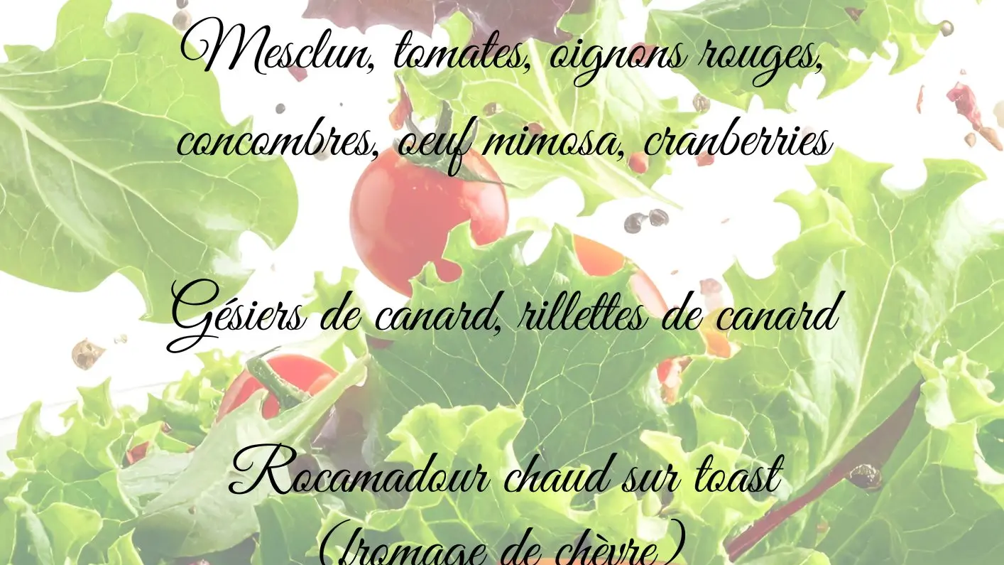la salade du moment