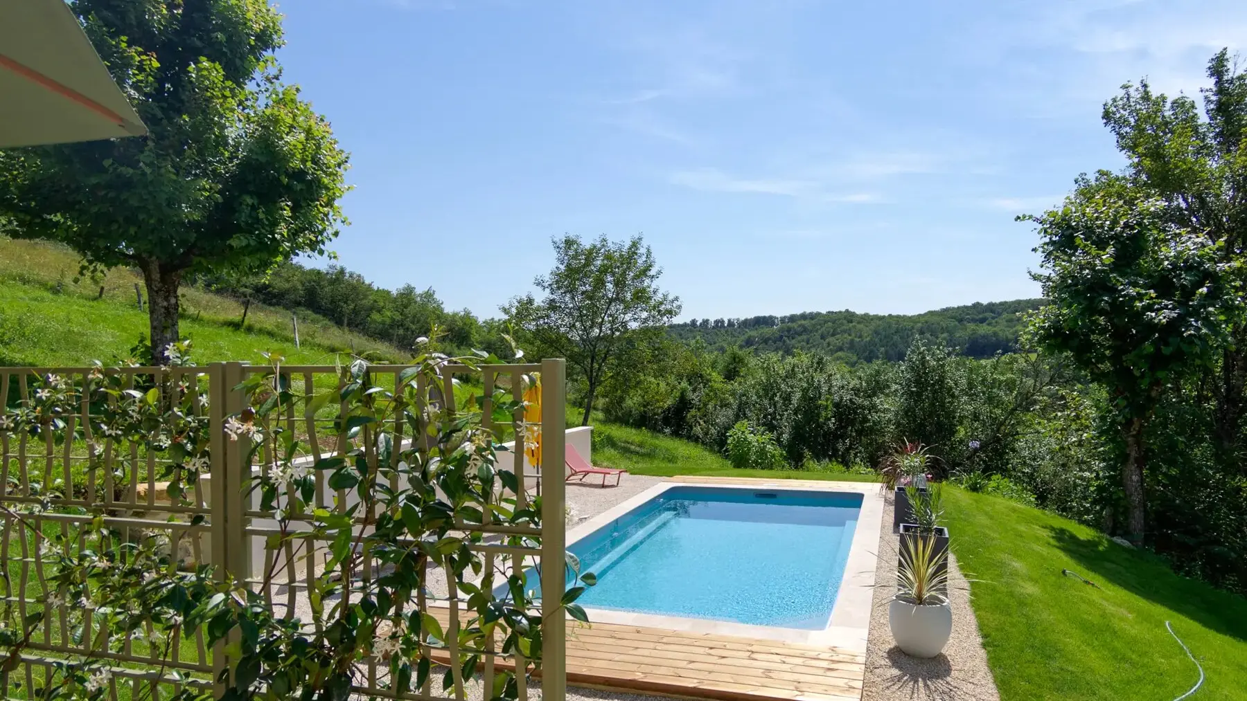 Gîte Bouriane & Quercy - Piscine