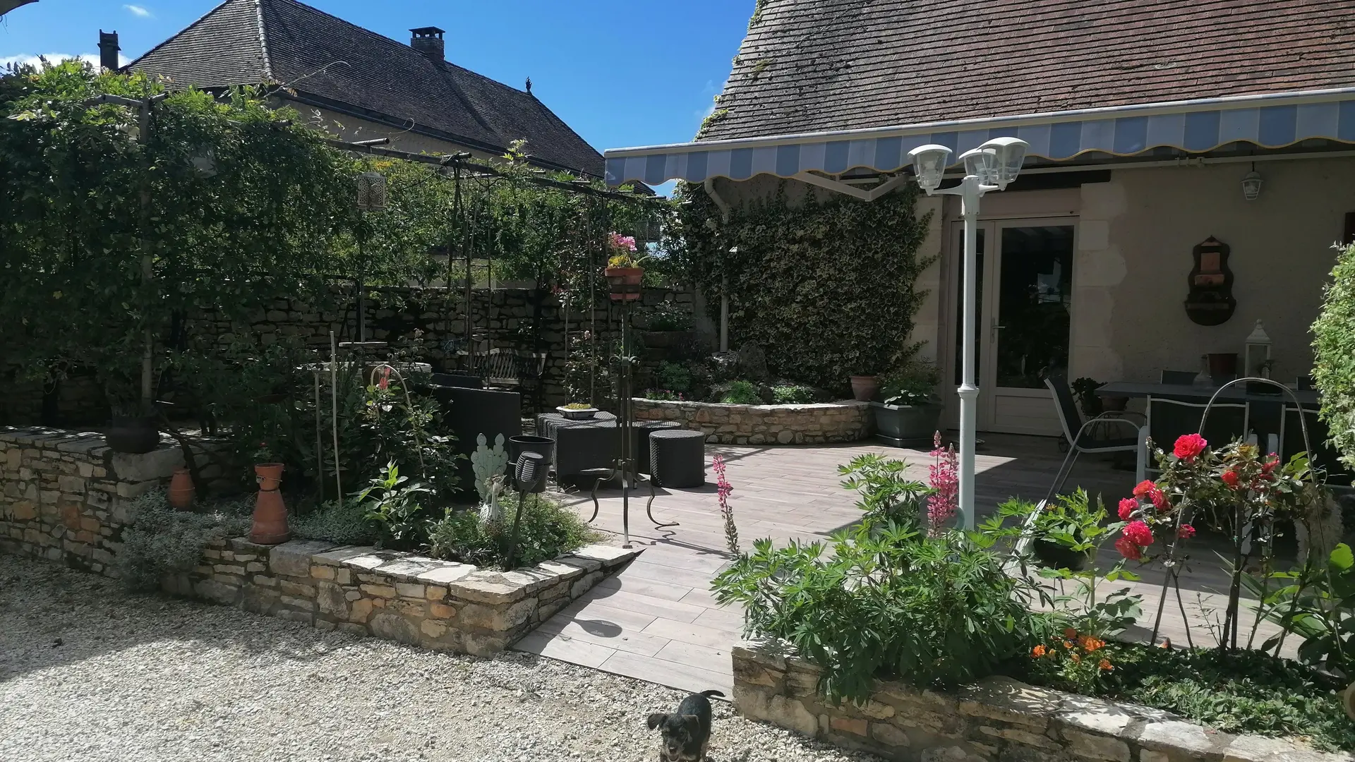 Chambre d'hôte les oiseaux terrasse