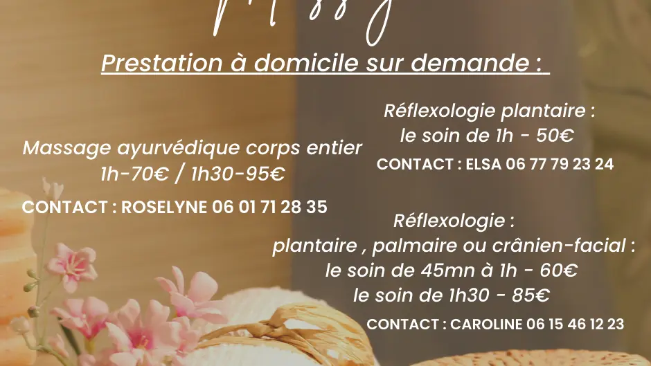 massages à domicile sur rdv