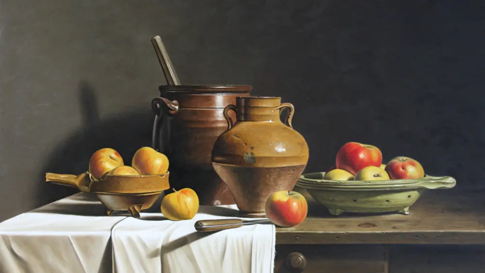 Nature morte et poterie