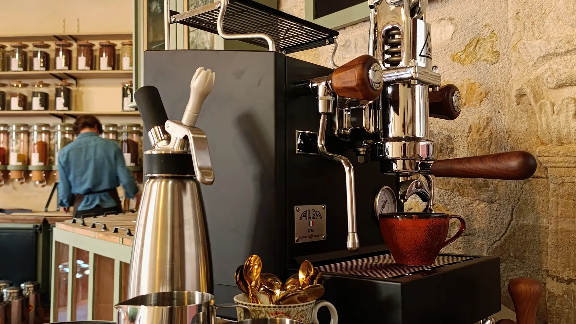 photo machine à café