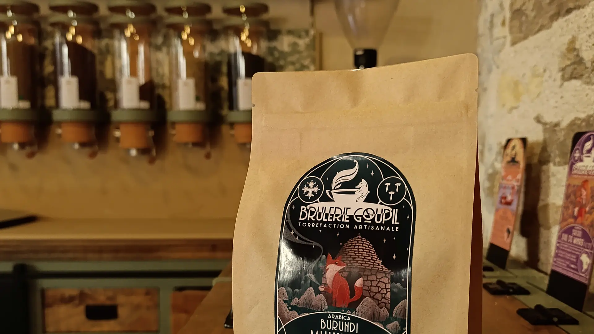 photo paquet de café