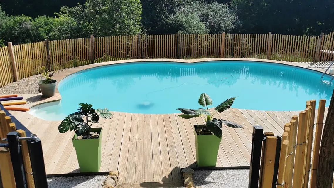 piscine privée sécurisée